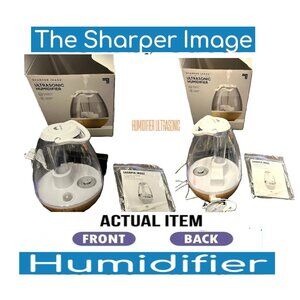 🛑 SHARPER IMAGE ➕🆒 HUMIDIFIER Ultrasonic Portable Cool Mist Gallon 💸BUY NOW‼️